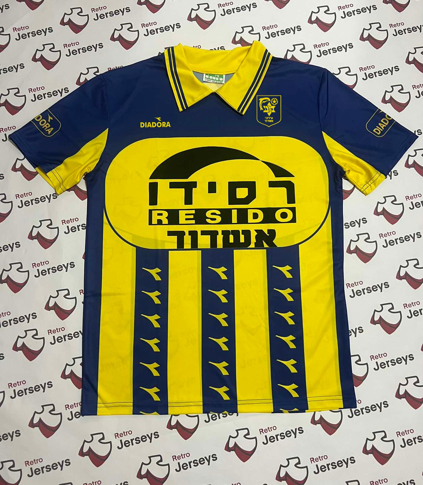 Maccabi Ironi Ashdod Shirt 1996-1999 Home - Retro Jerseys, חולצה של מכבי עירוני אשדוד - Retro Jerseys