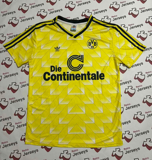 Borussia Dortmund Home 1988-1989 - Retro Jersey