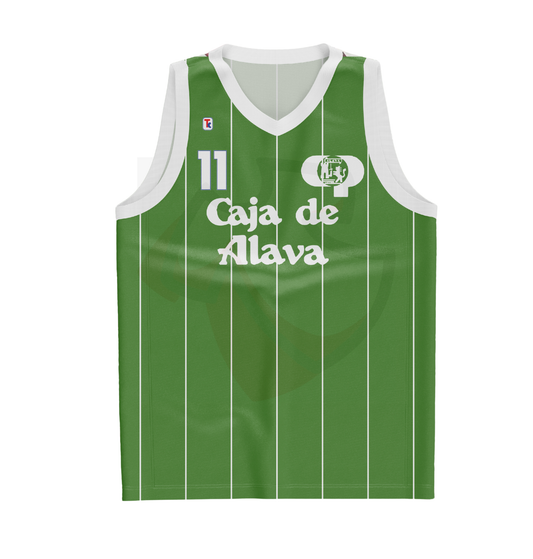 Baskonia Basketball Shirt 1984-1985 Away - Retro Jerseys, Camiseta Baskonia Baloncesto