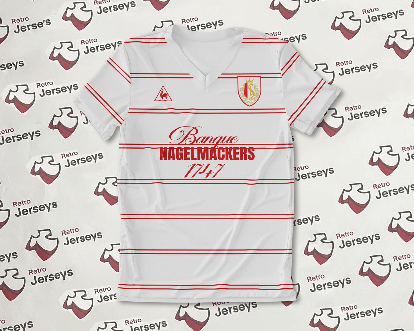 Standard Liege Shirt 1984-1985 Away - Retro Jerseys, Standard Liège Retro Shirt