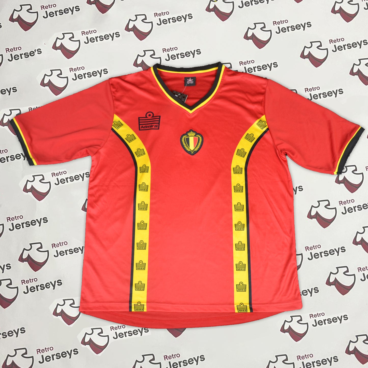 Belgium National Shirt 1982 Home - Retro Jerseys, België shirt, België Retro shirt