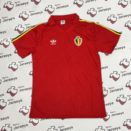Belgium National Shirt 1986 Home - Retro Jerseys, België shirt, België Retro shirt