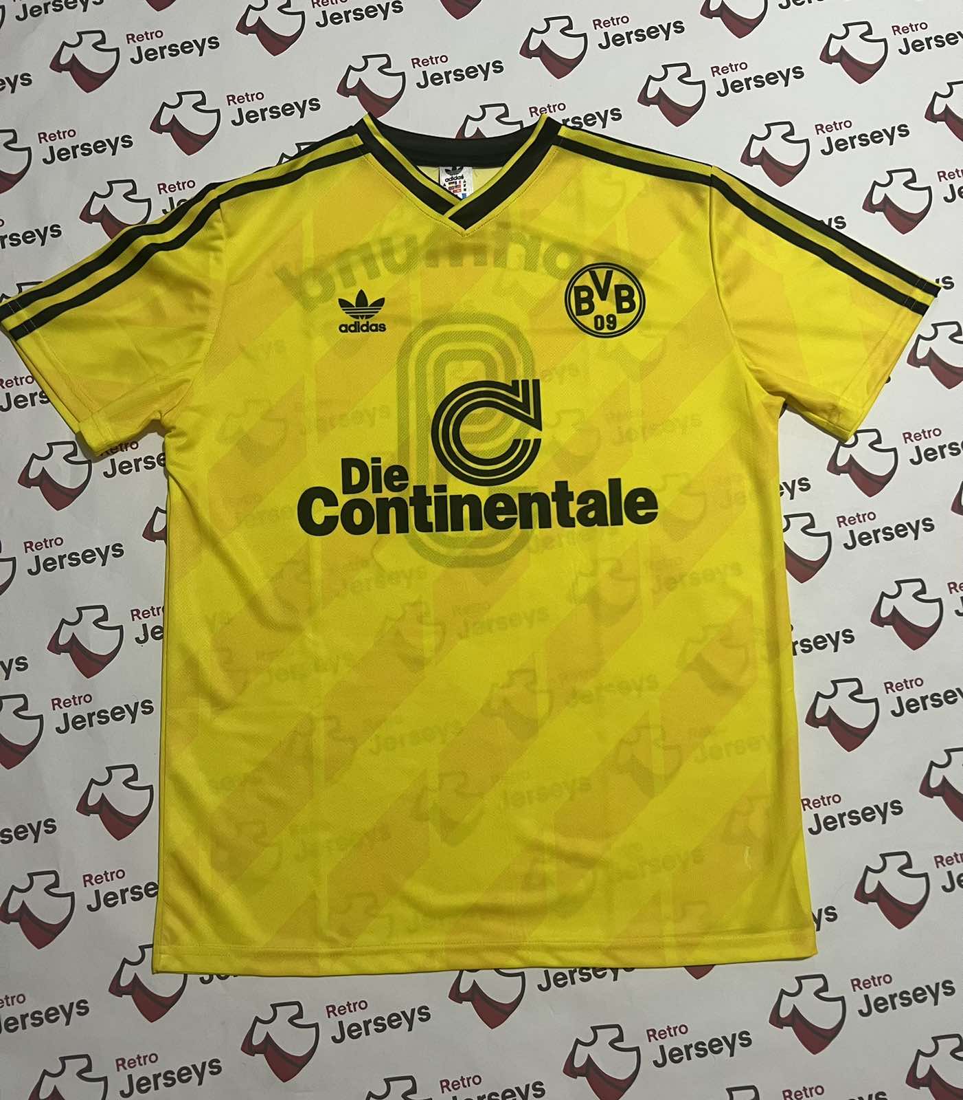 Borussia Dortmund Home 1986-1988 - Retro Jersey