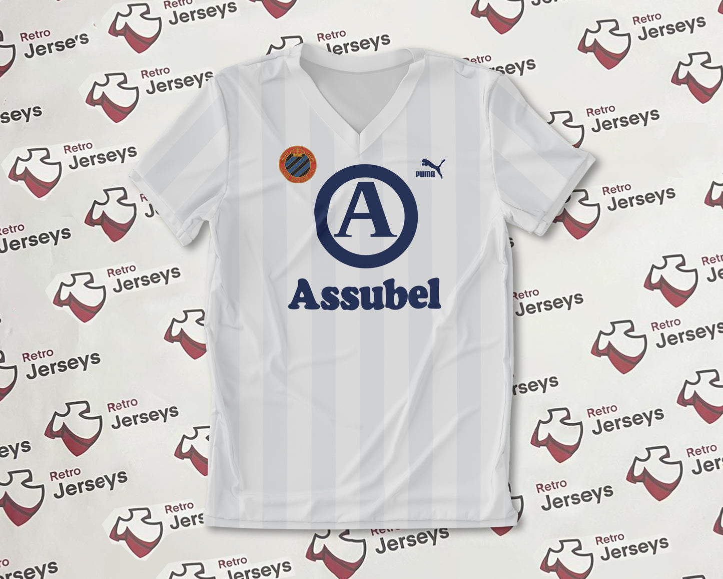Club Brugge Shirt 1985-1988 Away - Retro Jerseys, Club Brugge Retro Shirt