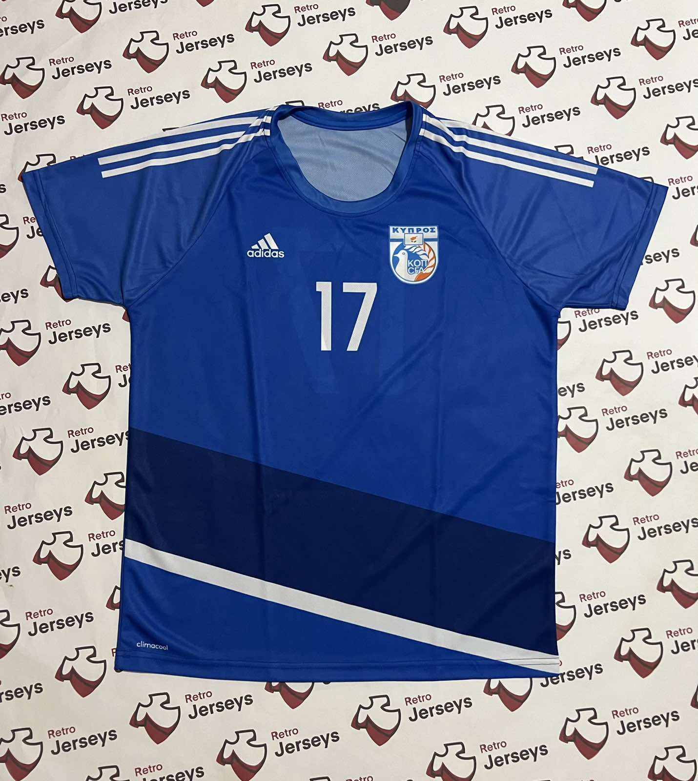 Cyprus National Shirt 2016 Home - Retro Jerseys, φανέλα Κύπρος