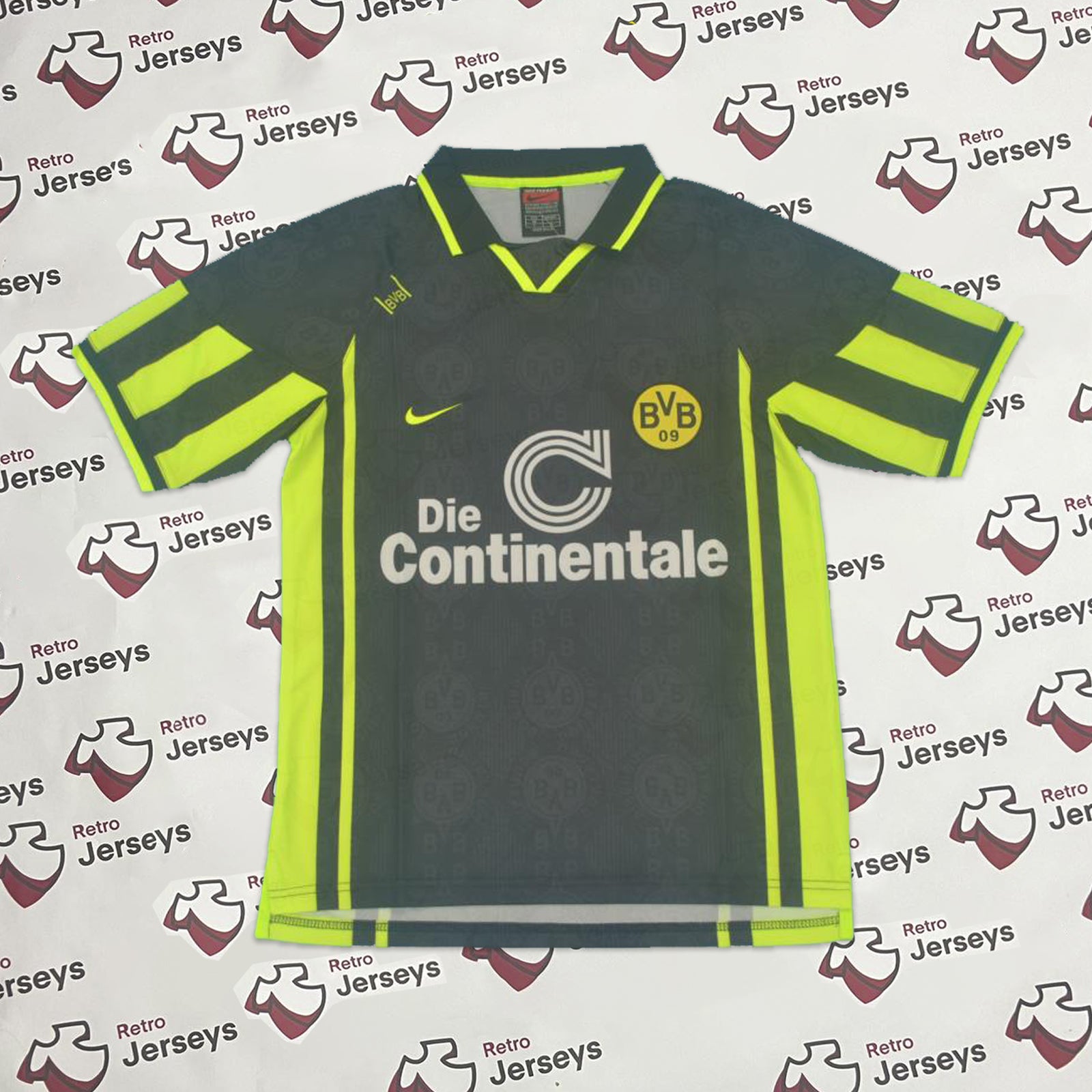 Borussia Dortmund Shirt 1996-1997 Away - Retro Jersey, Borussia Dortmund trikot