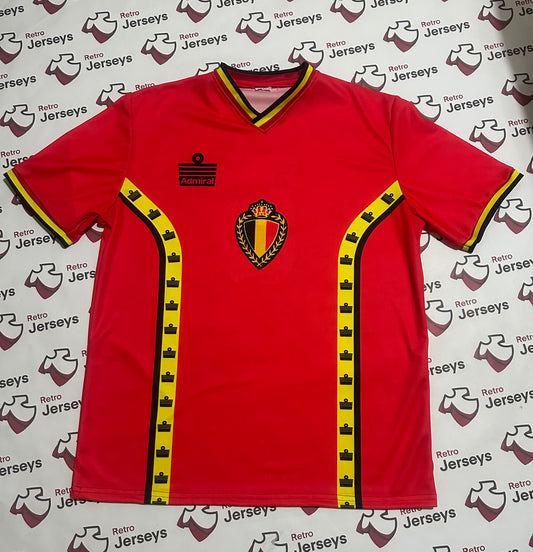 Belgium National Shirt 1982 Home - Retro Jerseys, België shirt, België Retro shirt