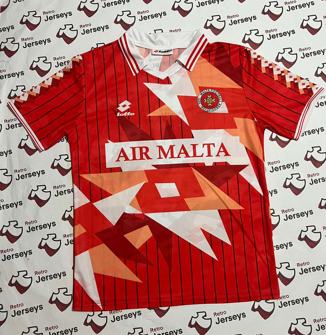 Malta National Team 19911992 Home Retro Jerseys