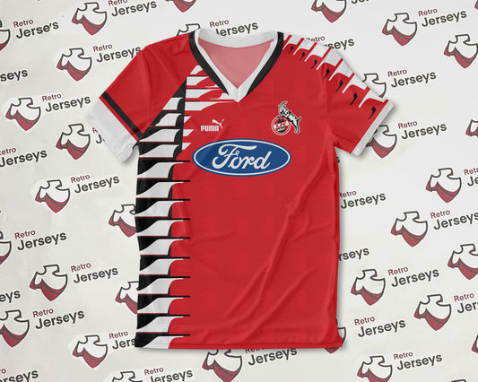 FC Köln Shirt 1994-1995 Special - Retro Jersey, FC Köln trikot, FC Köln Retro Trikot
