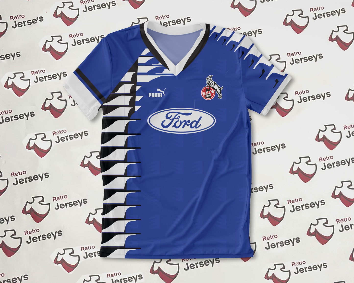 FC Köln Shirt 1994-1995 Third - Retro Jersey, FC Köln trikot, FC Köln Retro Trikot