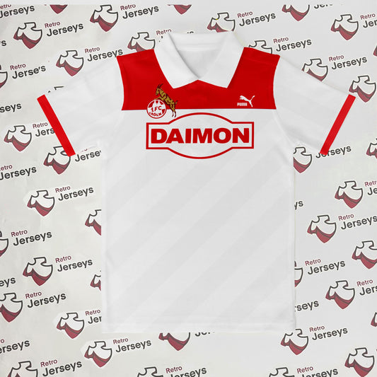 FC Köln Shirt 1987-1988 Away - Retro Jersey, FC Köln trikot, FC Köln Retro Trikot