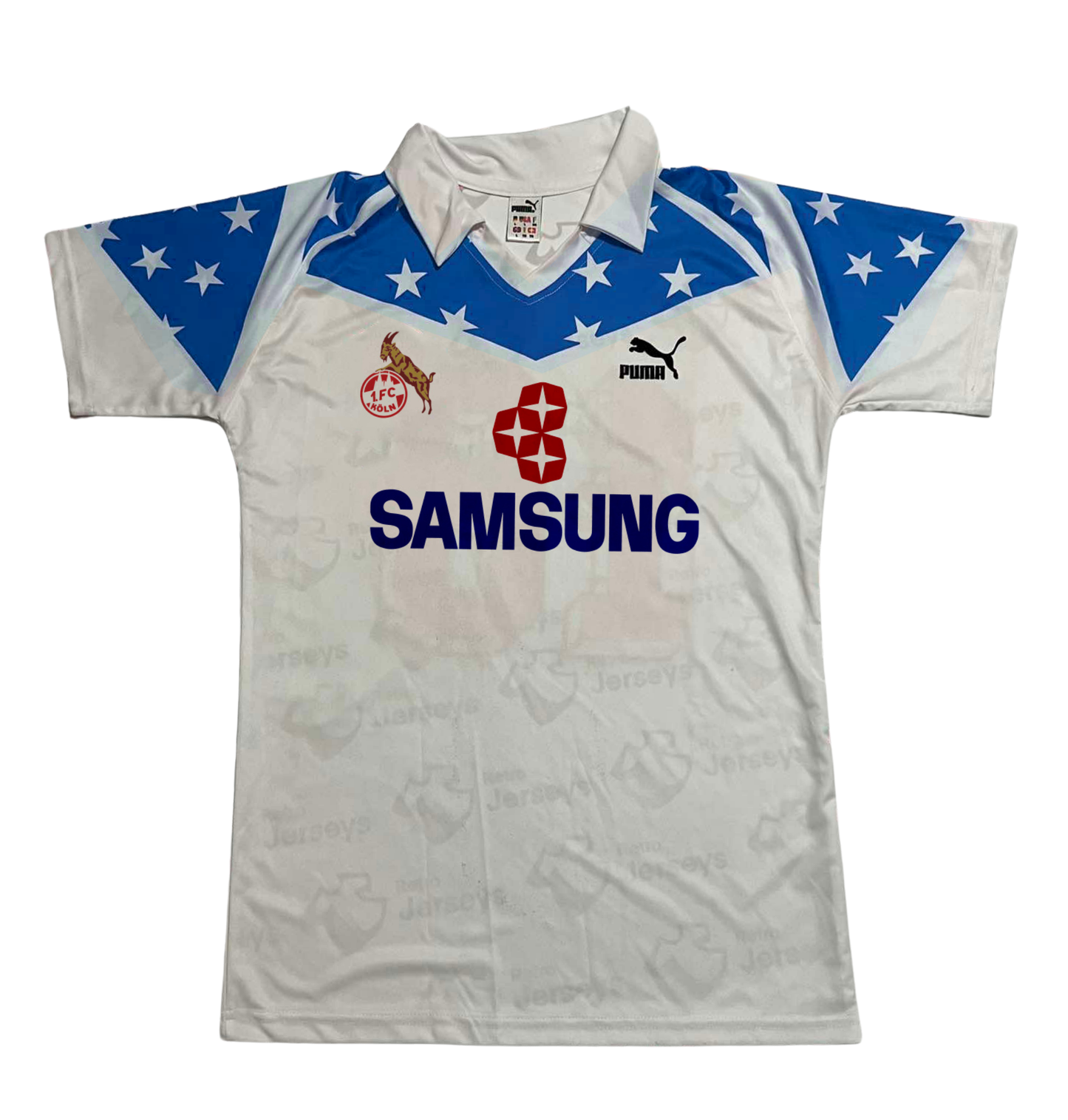 FC Köln Shirt 1988-1989 Away - Retro Jersey, FC Köln trikot, FC Köln Retro Trikot