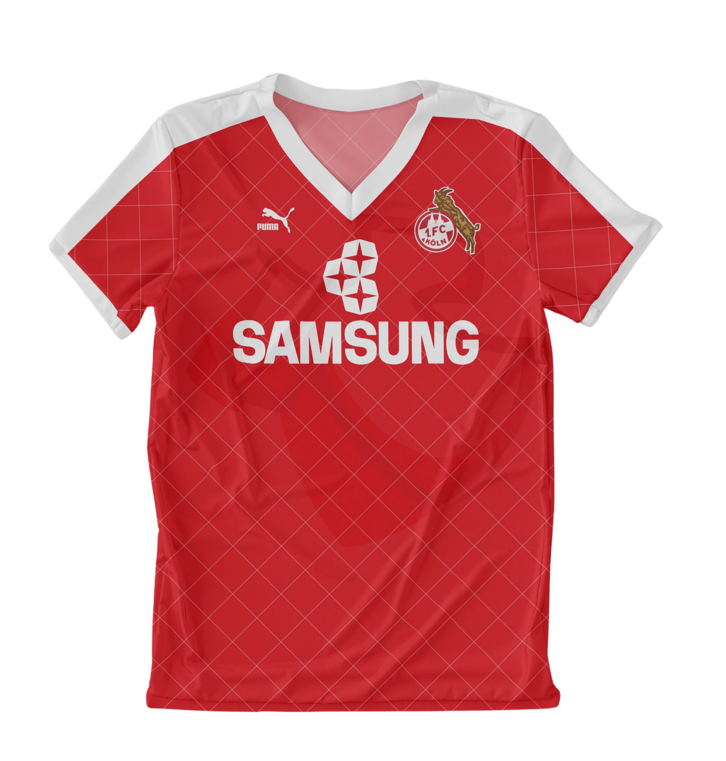 FC Köln Shirt 1988-1989 Away - Retro Jersey, FC Köln trikot, FC Köln Retro Trikot