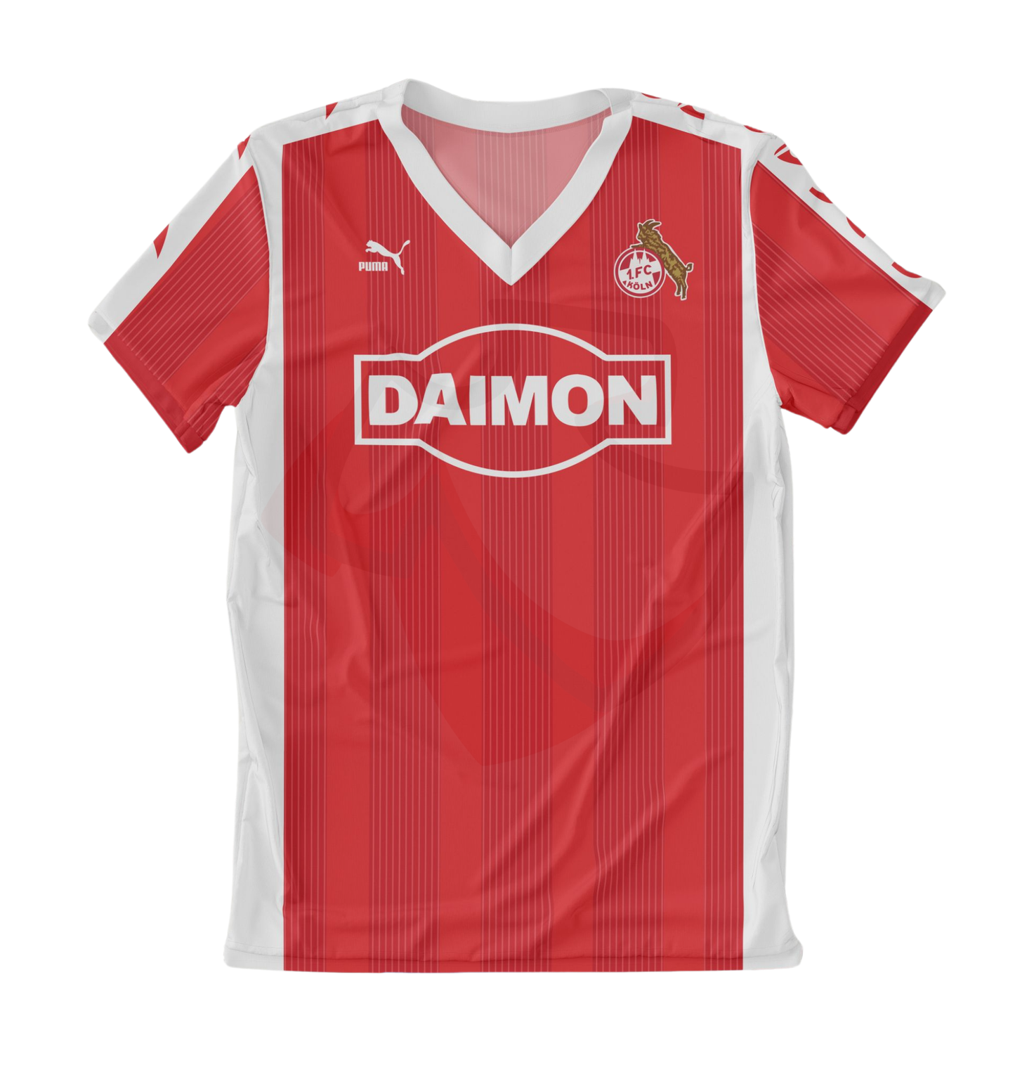 FC Köln Shirt 1985-1986 Home - Retro Jersey, FC Köln trikot, FC Köln Retro Trikot