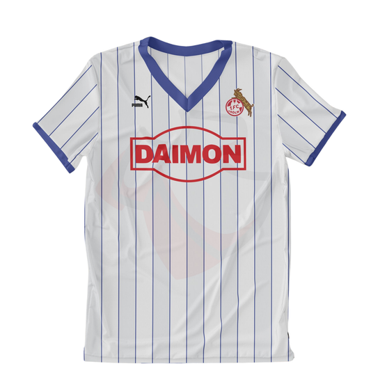 FC Köln Shirt 1985-1986 Away - Retro Jersey, FC Köln trikot, FC Köln Retro Trikot