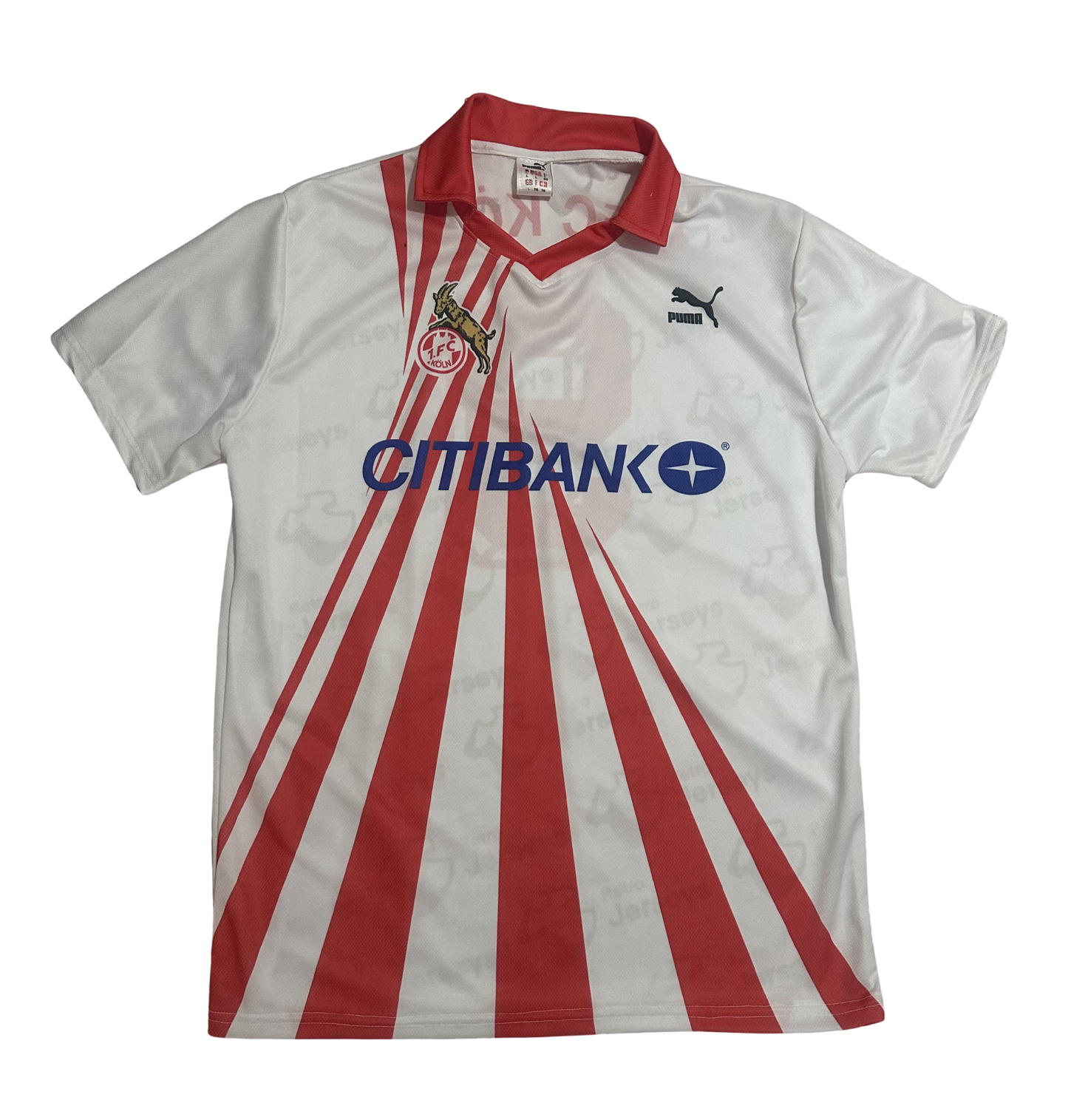 FC Köln Shirt 1991-1992 Home - Retro Jersey, FC Köln trikot, FC Köln Retro Trikot