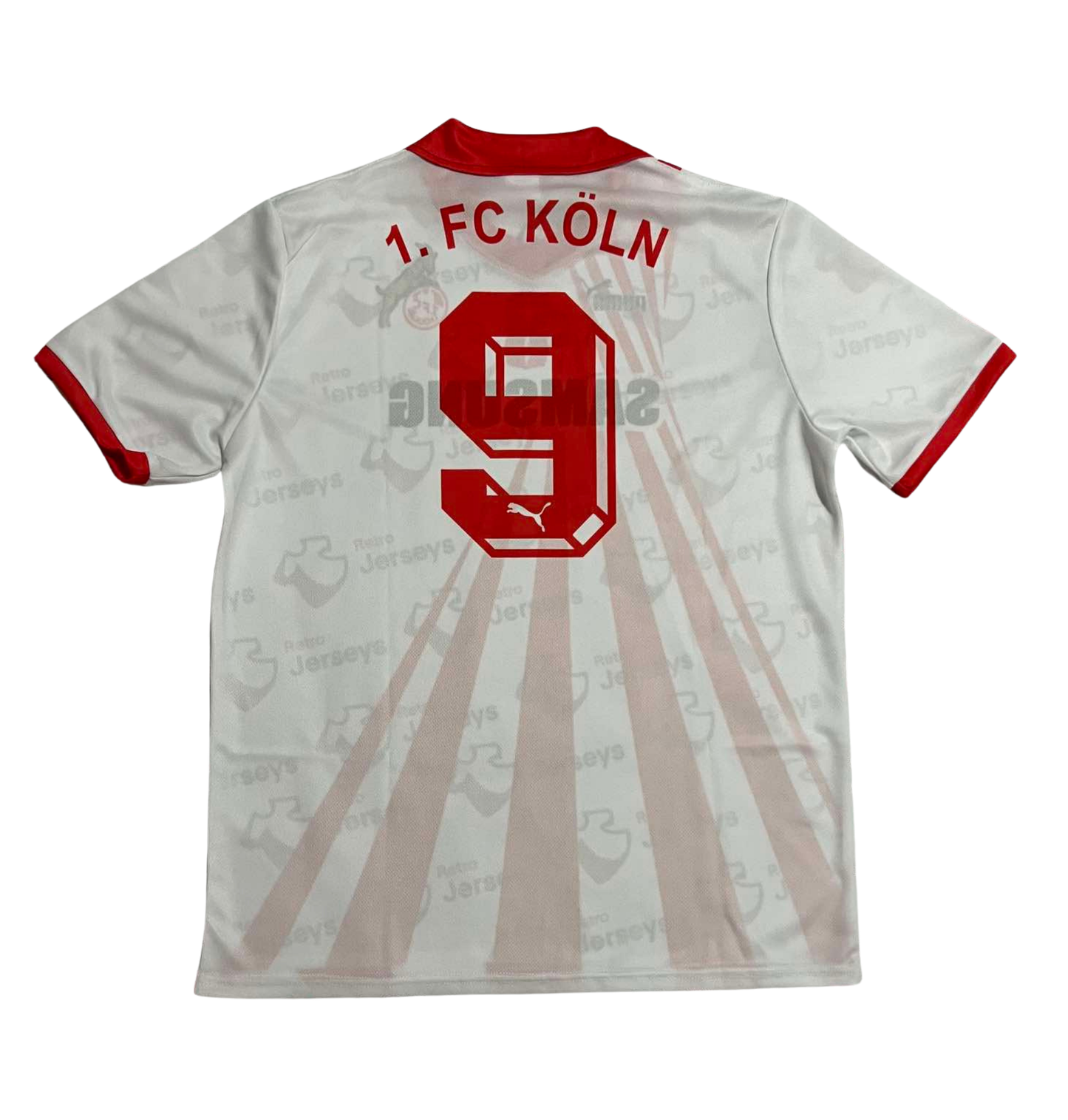 FC Köln Shirt 1990-1991 Home - Retro Jersey, FC Köln trikot, FC Köln Retro Trikot