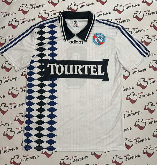 Racing Strasbourg Shirt 1994-1996 Away - Retro Jerseys, Racing Strasbourg maillot