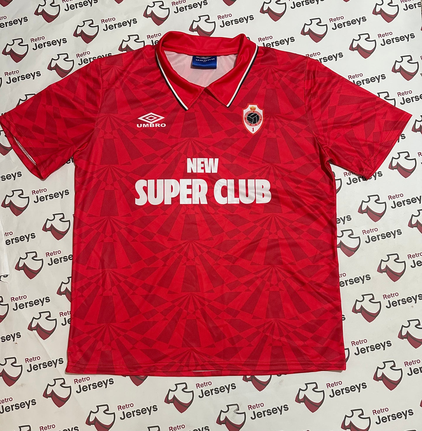 Royal Antwerp Shirt 1992-1993 Home - Retro Jerseys, Royal Antwerp Retro Shirt