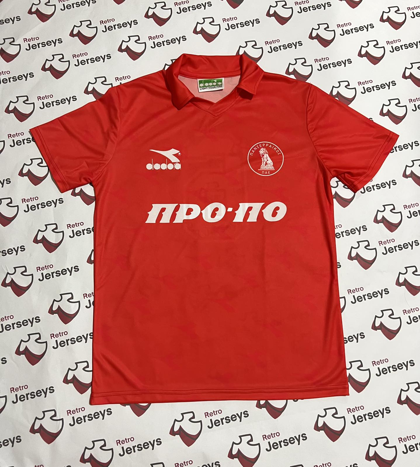 Panserraikos Shirt 1995-1996 Home - Retro Jerseys, φανέλα πανσερραϊκός - Retro Jerseys