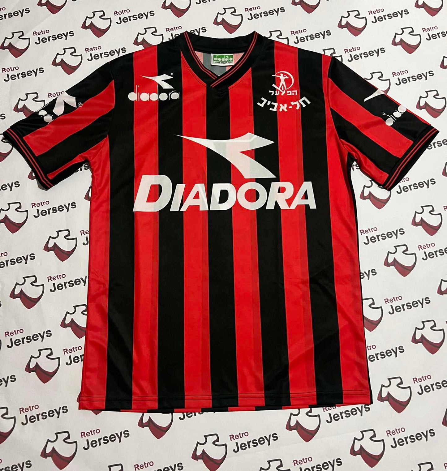 Hapoel Tel Aviv Shirt 1989-1990 Home - Retro Jerseys, חולצה של הפועל תל אביב - Retro Jerseys