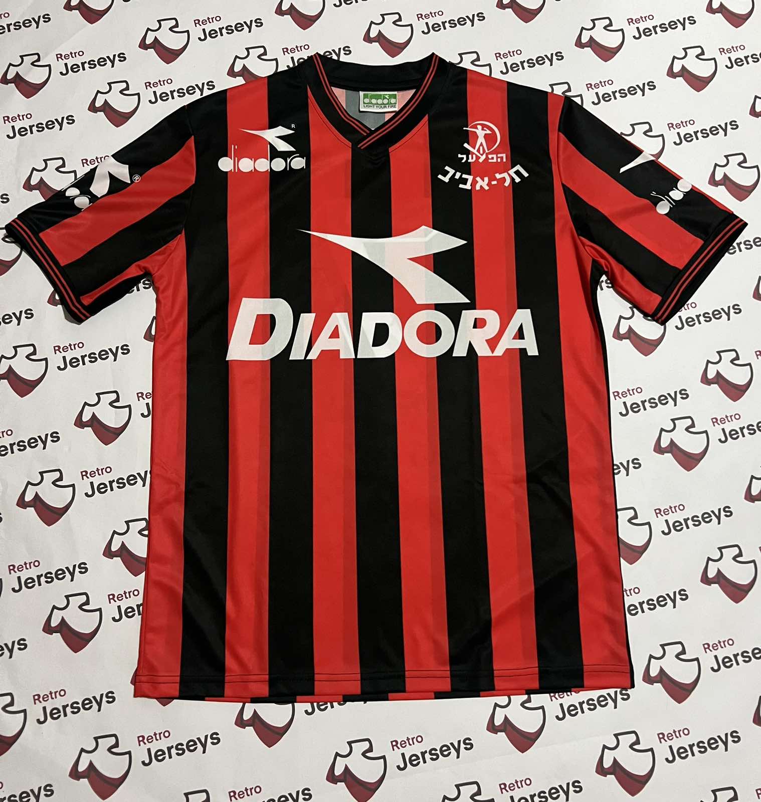 Hapoel Tel Aviv Shirt 1989-1990 Home - Retro Jerseys, חולצה של הפועל תל אביב - Retro Jerseys