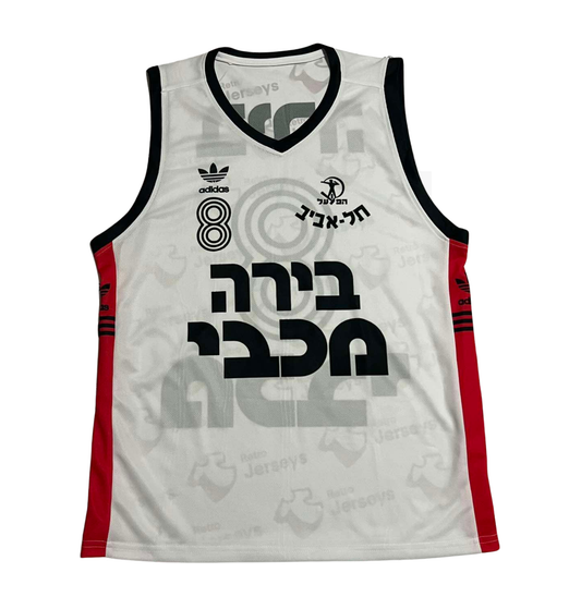 Hapoel Tel Aviv Basketball 1992-1993 Away - Retro Jerseys, חולצת הכדורסל של הפועל תל אביב