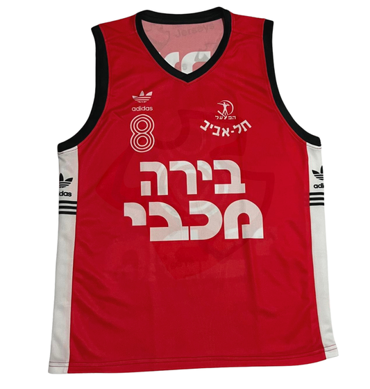 Hapoel Tel Aviv Basketball Shirt 1992-1993 Home - Retro Jerseys, חולצת הכדורסל של הפועל תל אביב
