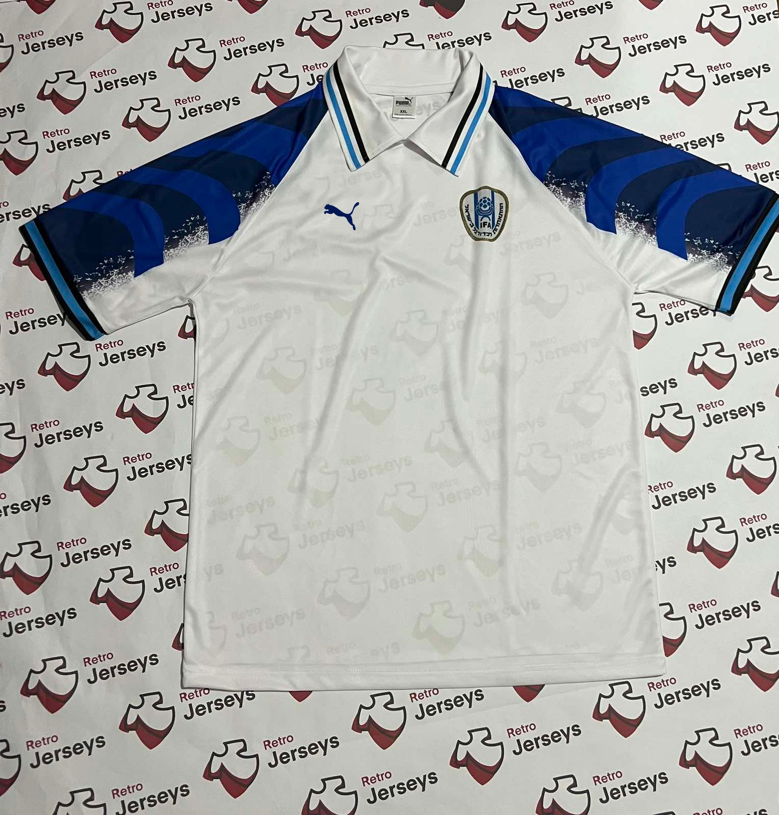 Israel National Shirt 1996 Away - Retro Jerseys, חולצה של ישראל - Retro Jerseys