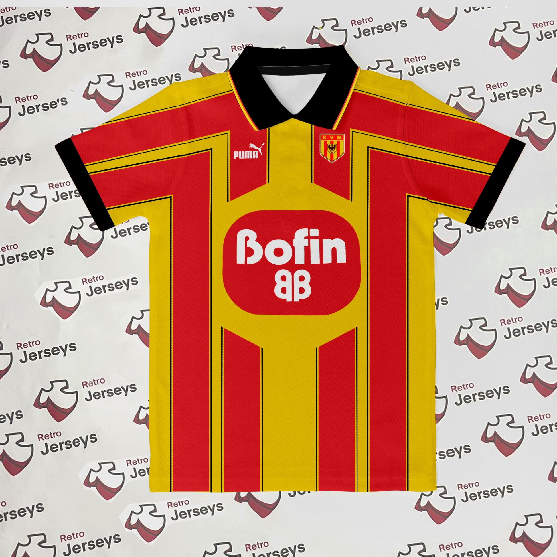 KV Mechelen Shirt 2000-2001 Home - Retro Jerseys, KV Mechelen Retro Shirt
