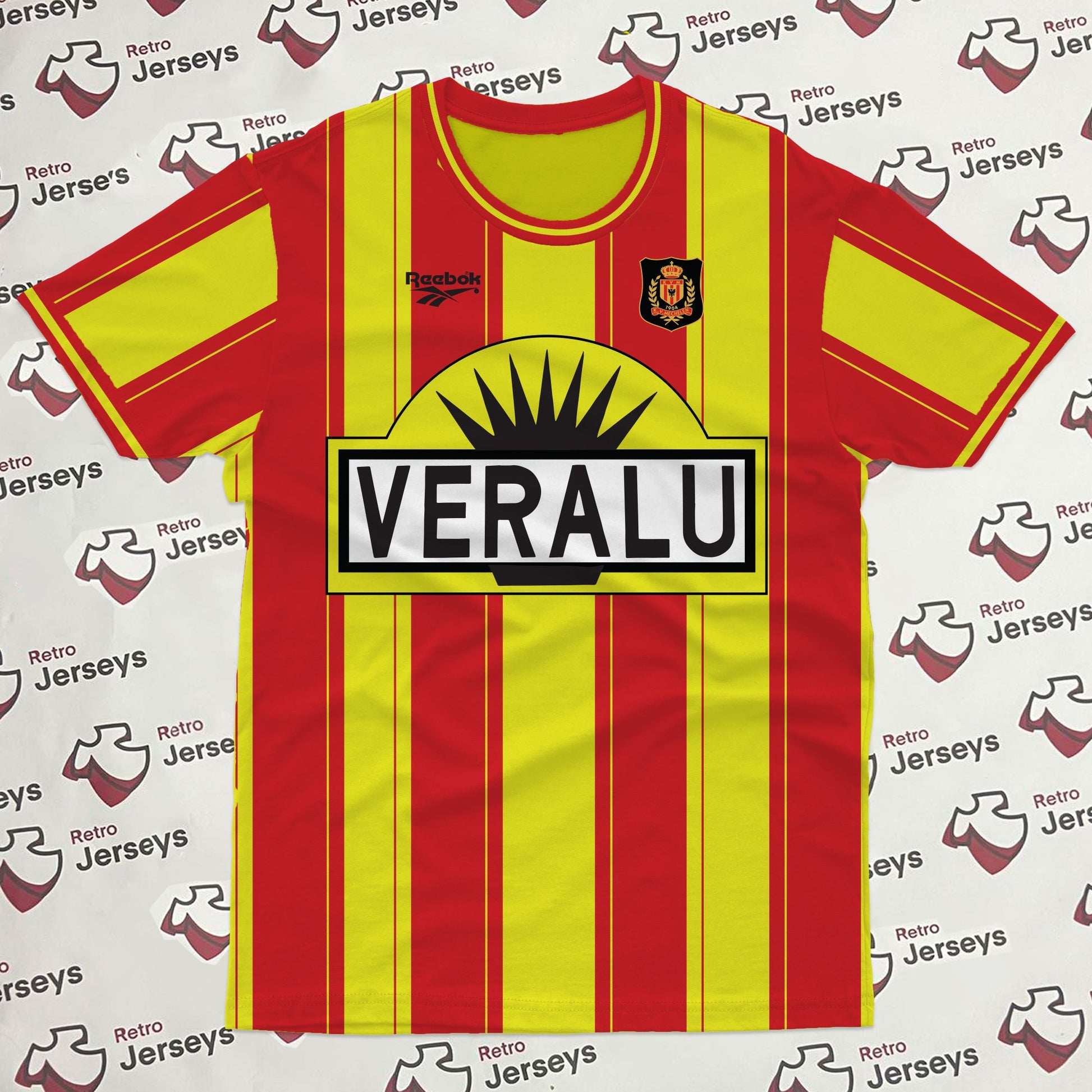 KV Mechelen Shirt 1987-1988 Home - Retro Jerseys, KV Mechelen Retro Shirt