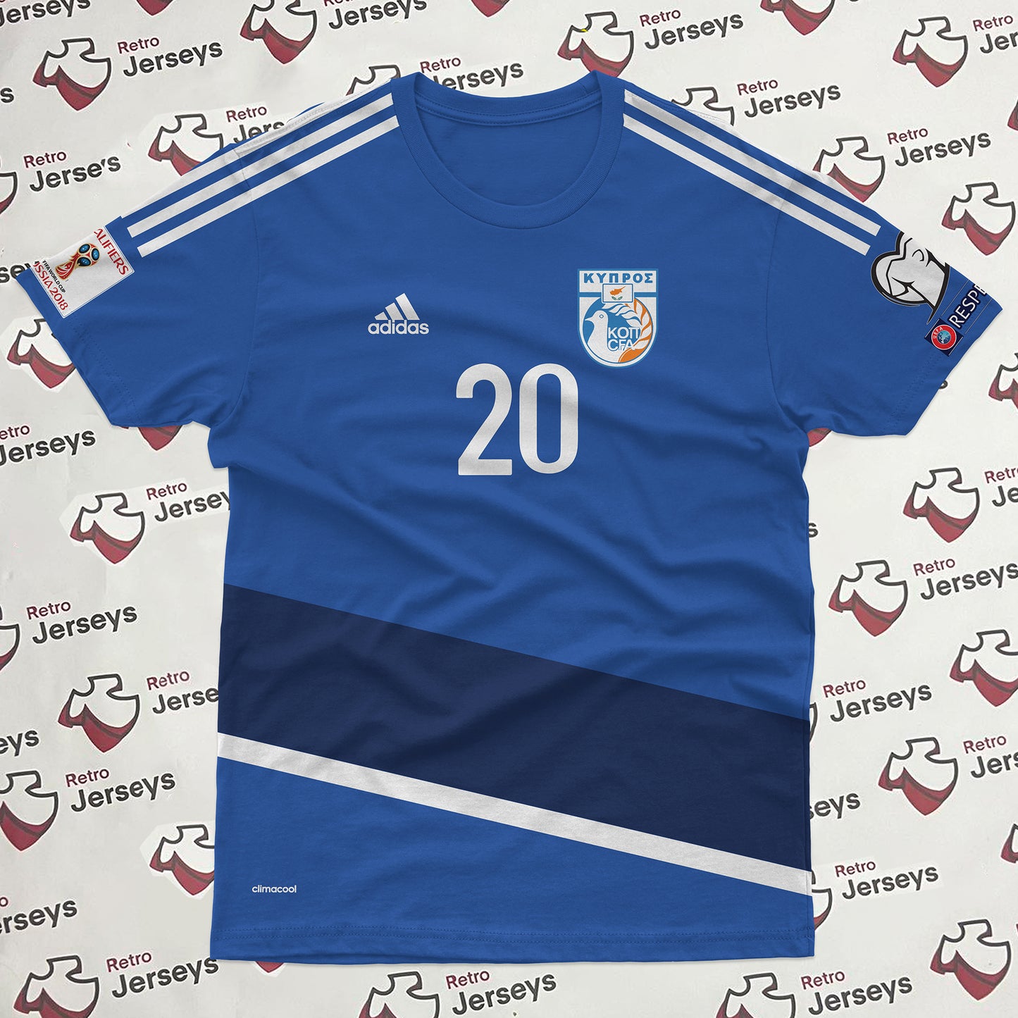Cyprus 2016 Home & Away Kit - Retro Jerseys
