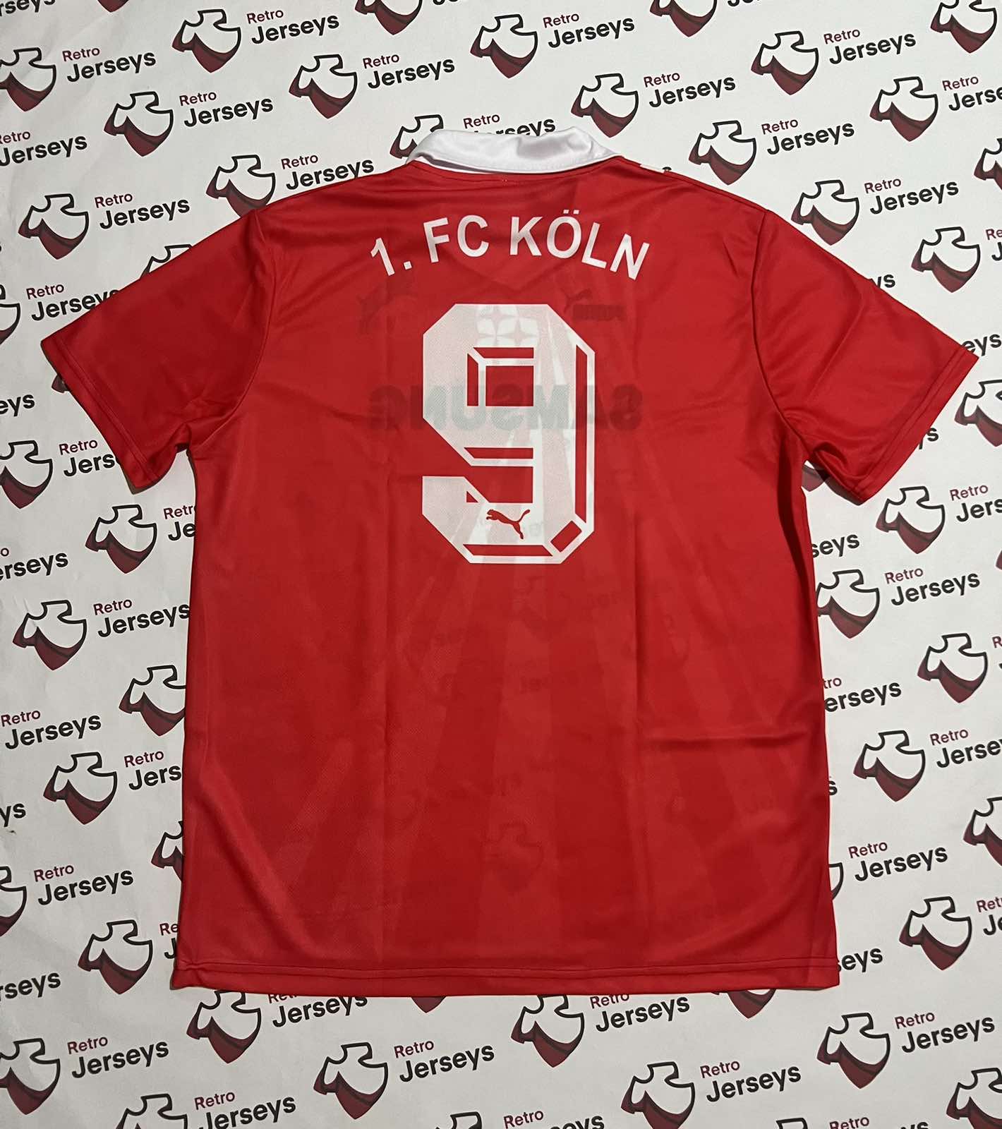 FC Köln Shirt 1990-1991 Away  - Retro Jersey, FC Köln trikot, FC Köln Retro Trikot