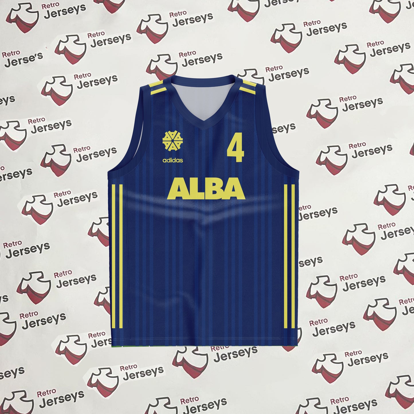 Alba Berlin Basketball Shirt 1996-1997 Away - Retro Jerseys, Alba Berlin Trikot, Alba Retro Trikot