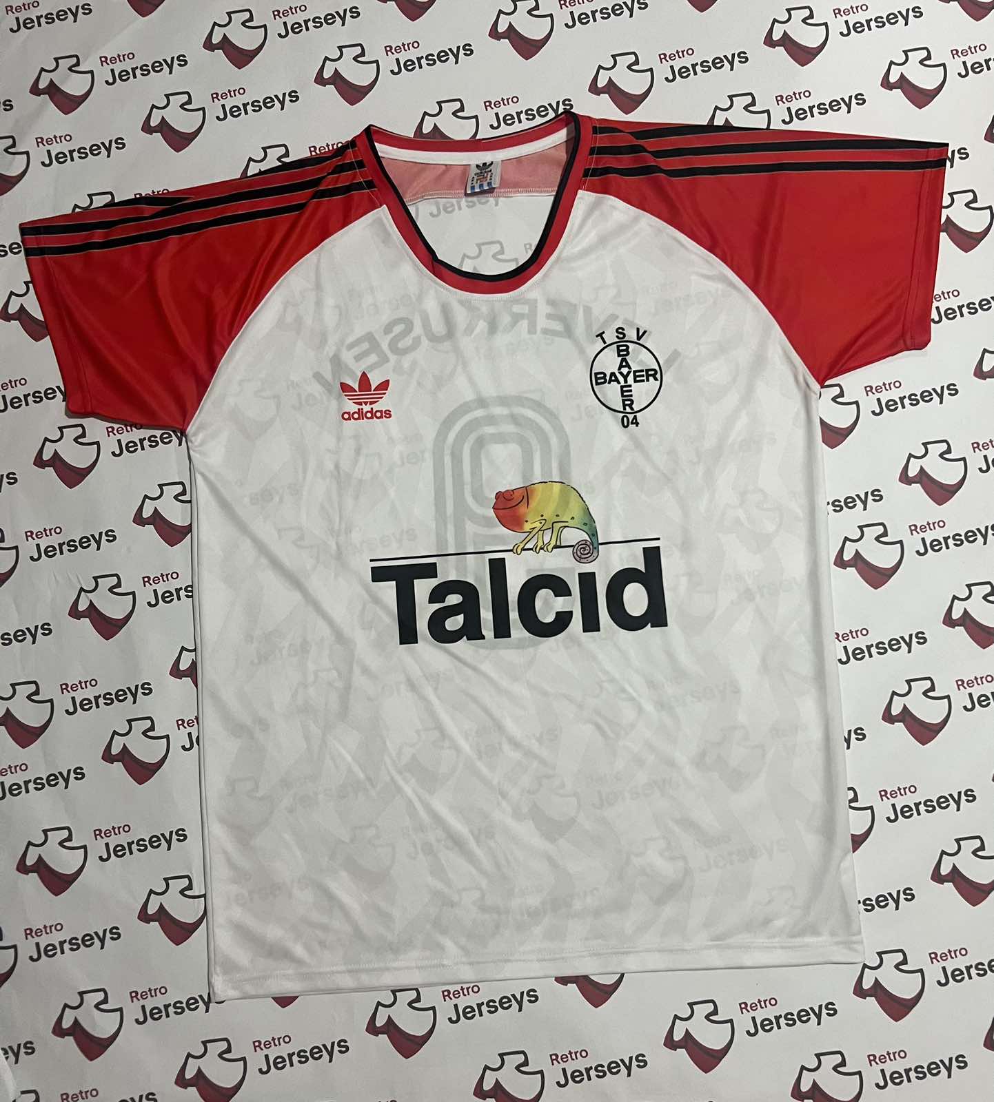 Bayer 04 Leverkusen Shirt 1992-1993 Away - Retro Jersey, Bayer Leverkusen trikot - Retro Jerseys