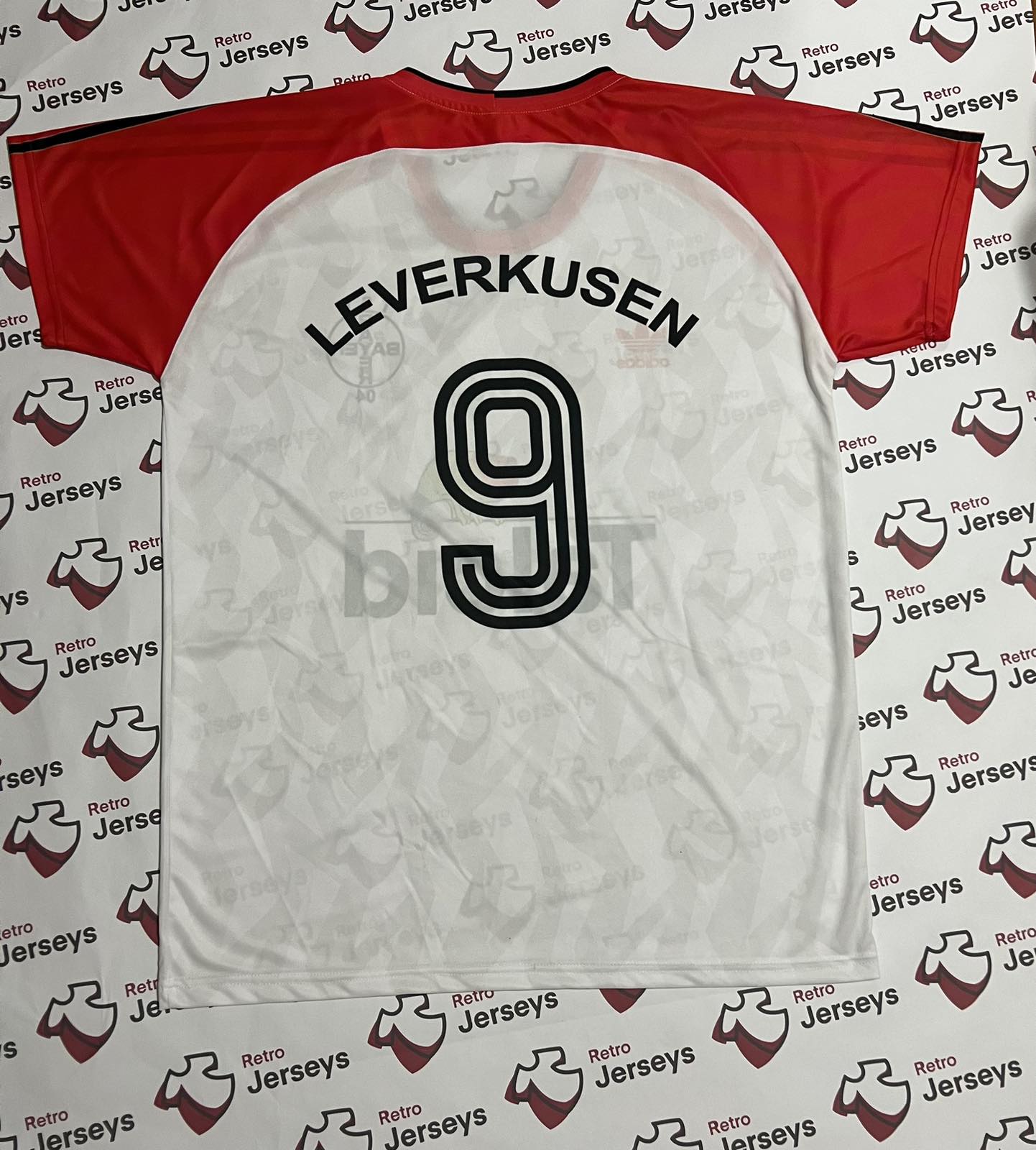 Bayer 04 Leverkusen Shirt 1992-1993 Away - Retro Jersey, Bayer Leverkusen trikot - Retro Jerseys