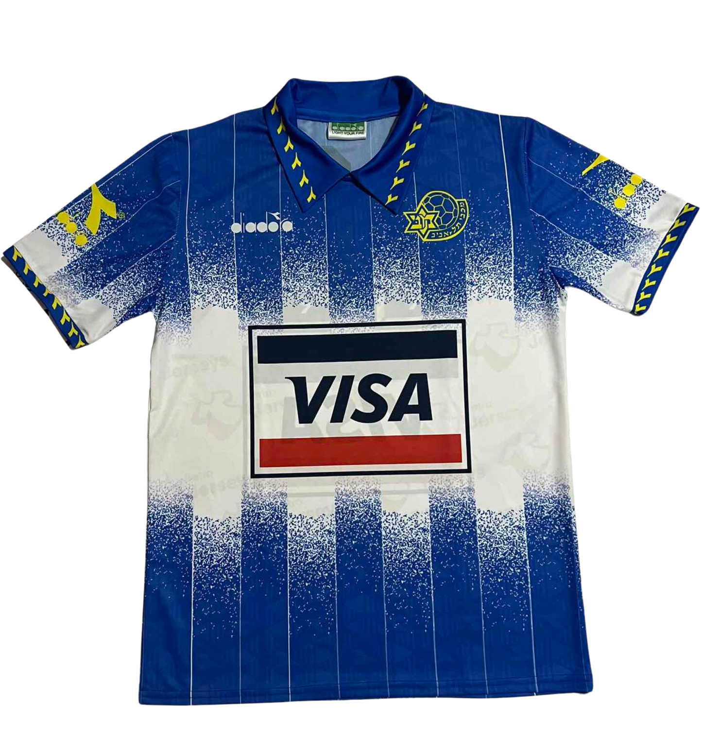 Maccabi Tel Aviv Shirt 1993-1994 Away - Retro Jersey, חולצה של מכבי תל אביב