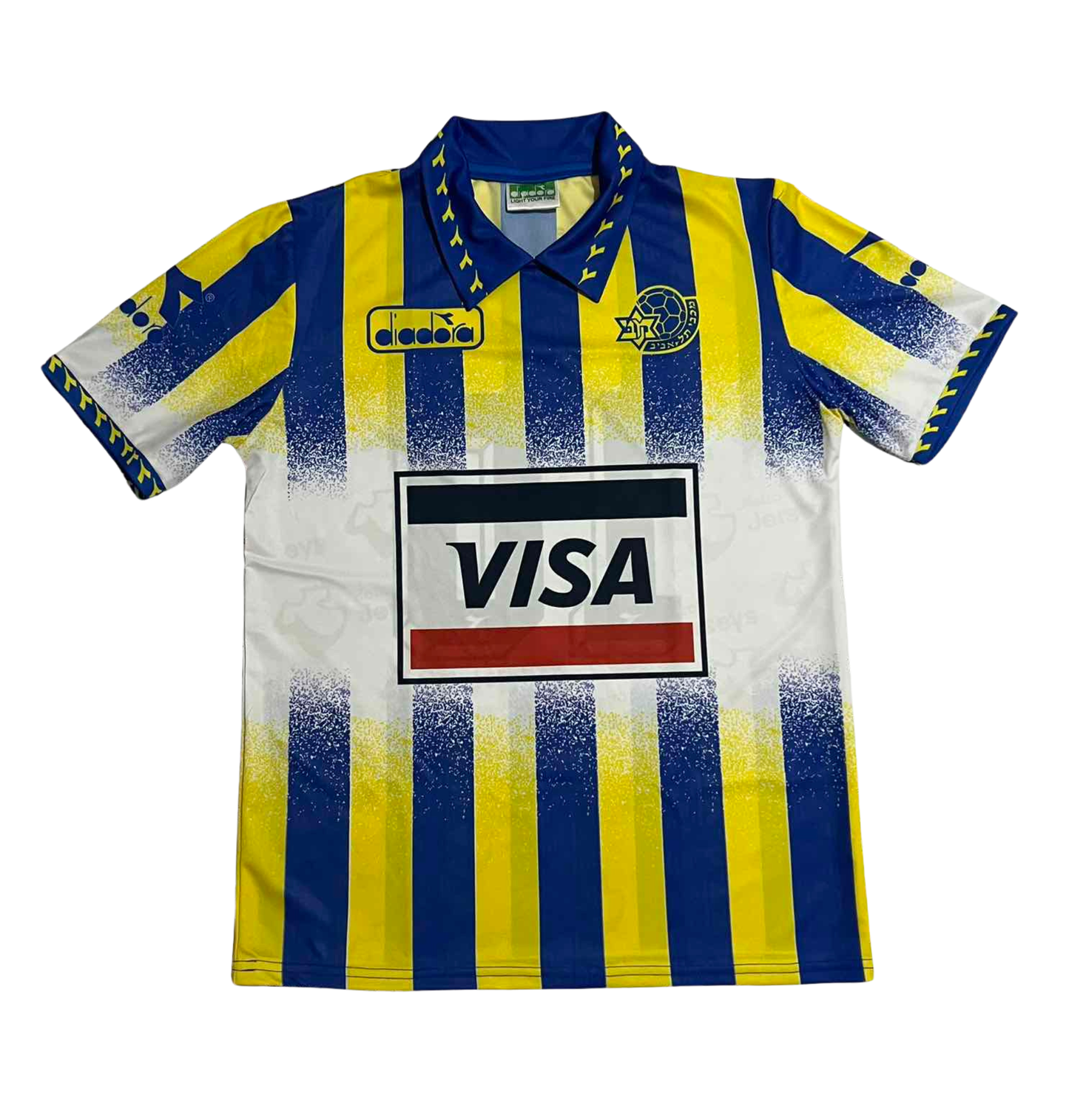 Maccabi Tel Aviv Shirt 1993-1994 Home - Retro Jersey, חולצה של מכבי תל אביב