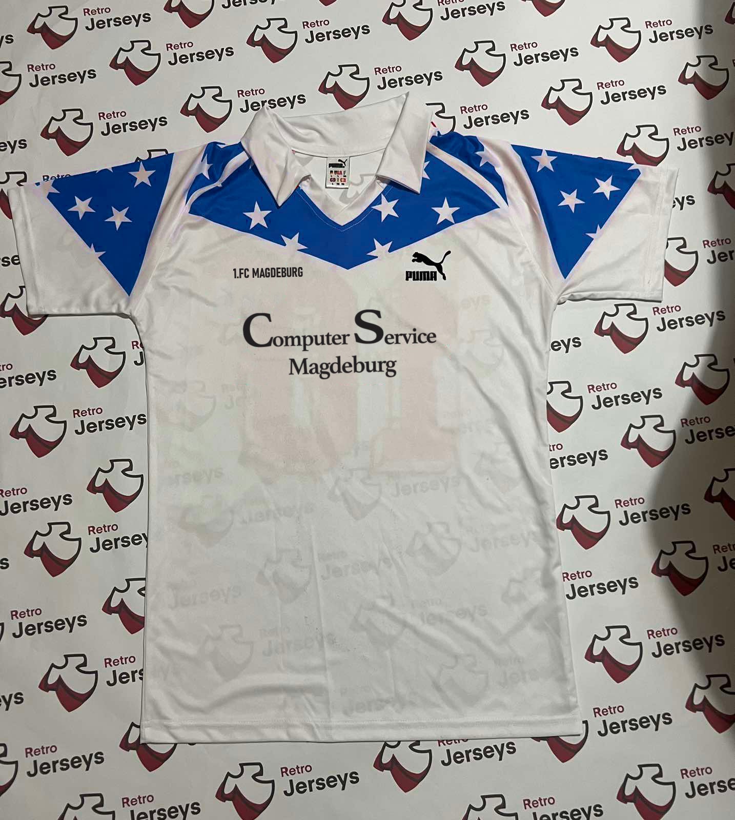 1. FC Magdeburg Shirt 1989-1990 Away - Retro Jersey, Magdeburg trikot, Magdeburg Retro Trikot - Retro Jerseys