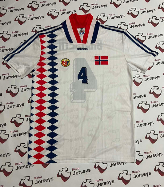 Norway National Shirt 1994 Away - Retro Jerseys, Norges trøye nasjonal
