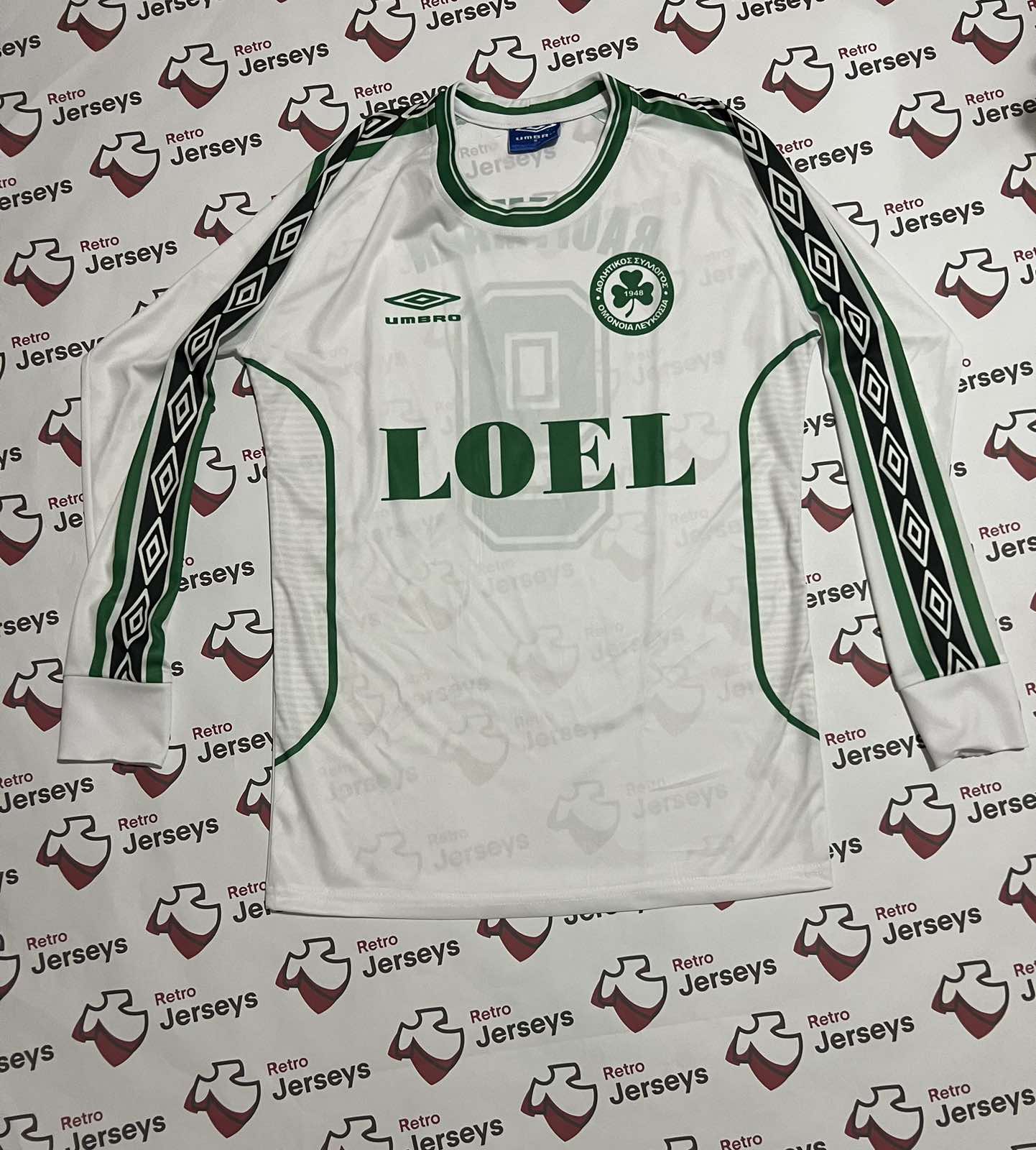 Omonia Nicosia Away 1999-2000 RAUFFMANN NO.9 - Retro Jerseys, Φανέλα Ομόνοια Λευκωσίας