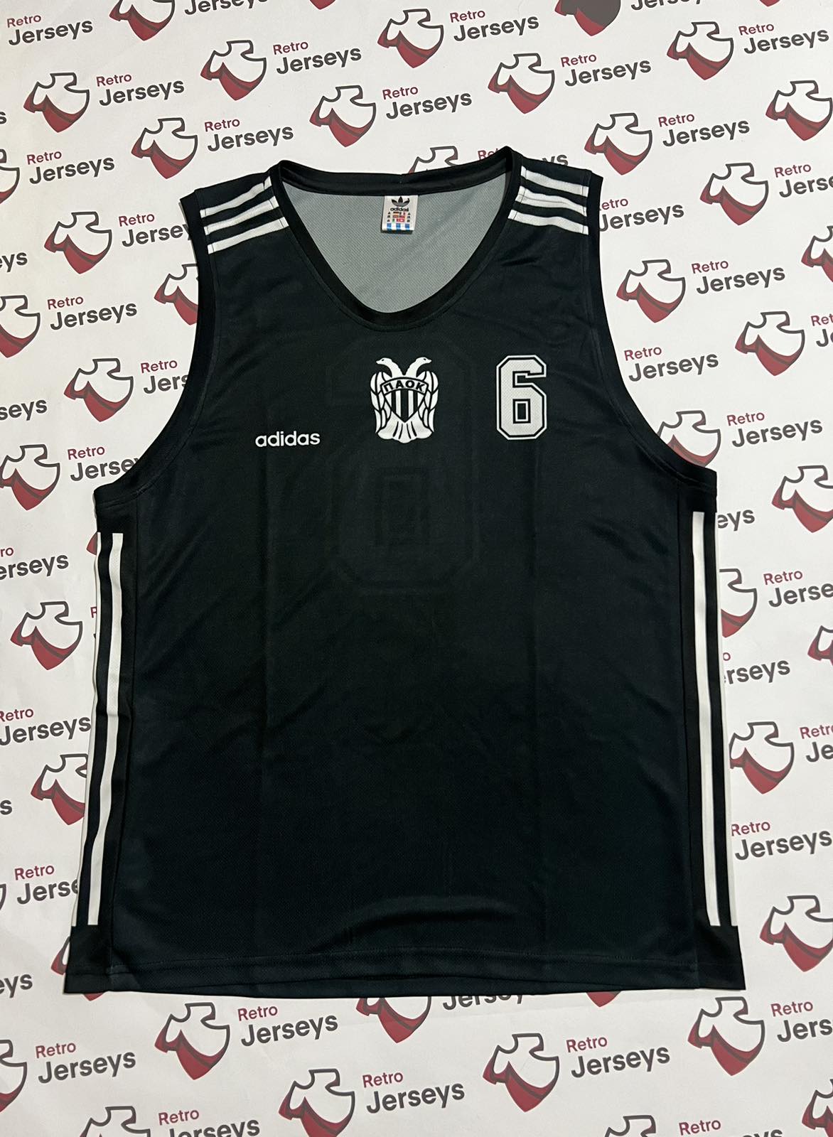PAOK Basketball Shirt 1995-1996 Home - Retro Jerseys, Φανέλα μπάσκετ ΠΑΟΚ