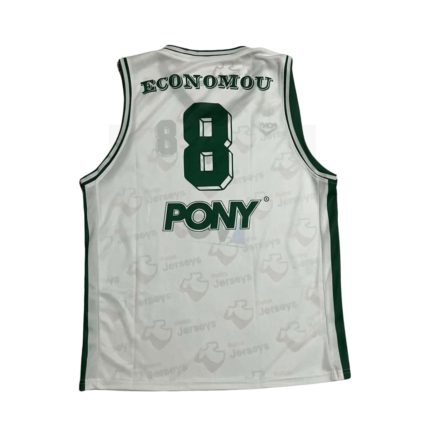 Panathinaikos Basketball Shirt 1997-1998 Home - Retro Jerseys, φανέλα Μπάσκετ Παναθηναϊκός