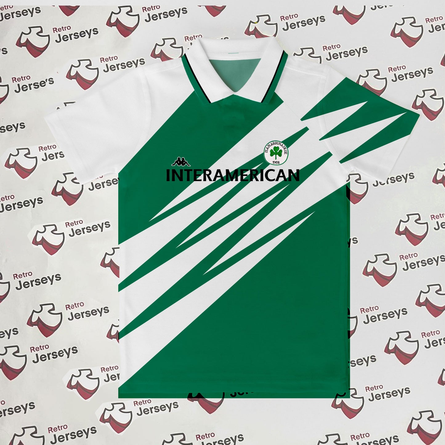 Panathinaikos Shirt 1994-1995 Home - Retro Jerseys, φανέλα Παναθηναϊκός
