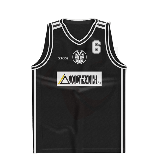 PAOK Basketball Shirt 1997-1998 Home - Retro Jerseys, Φανέλα μπάσκετ ΠΑΟΚ