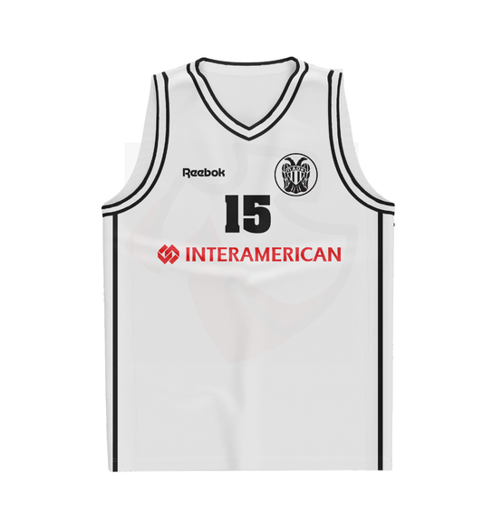 PAOK Basketball Shirt 1992-1993 Home - Retro Jerseys, Φανέλα μπάσκετ ΠΑΟΚ