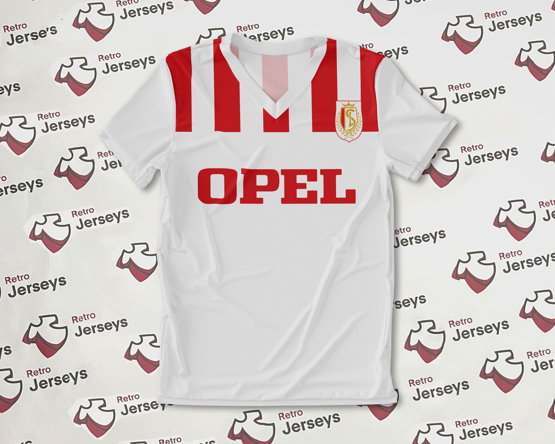 Standard Liege Shirt 1985-1986 Away - Retro Jerseys, Standard Liège Retro Shirt