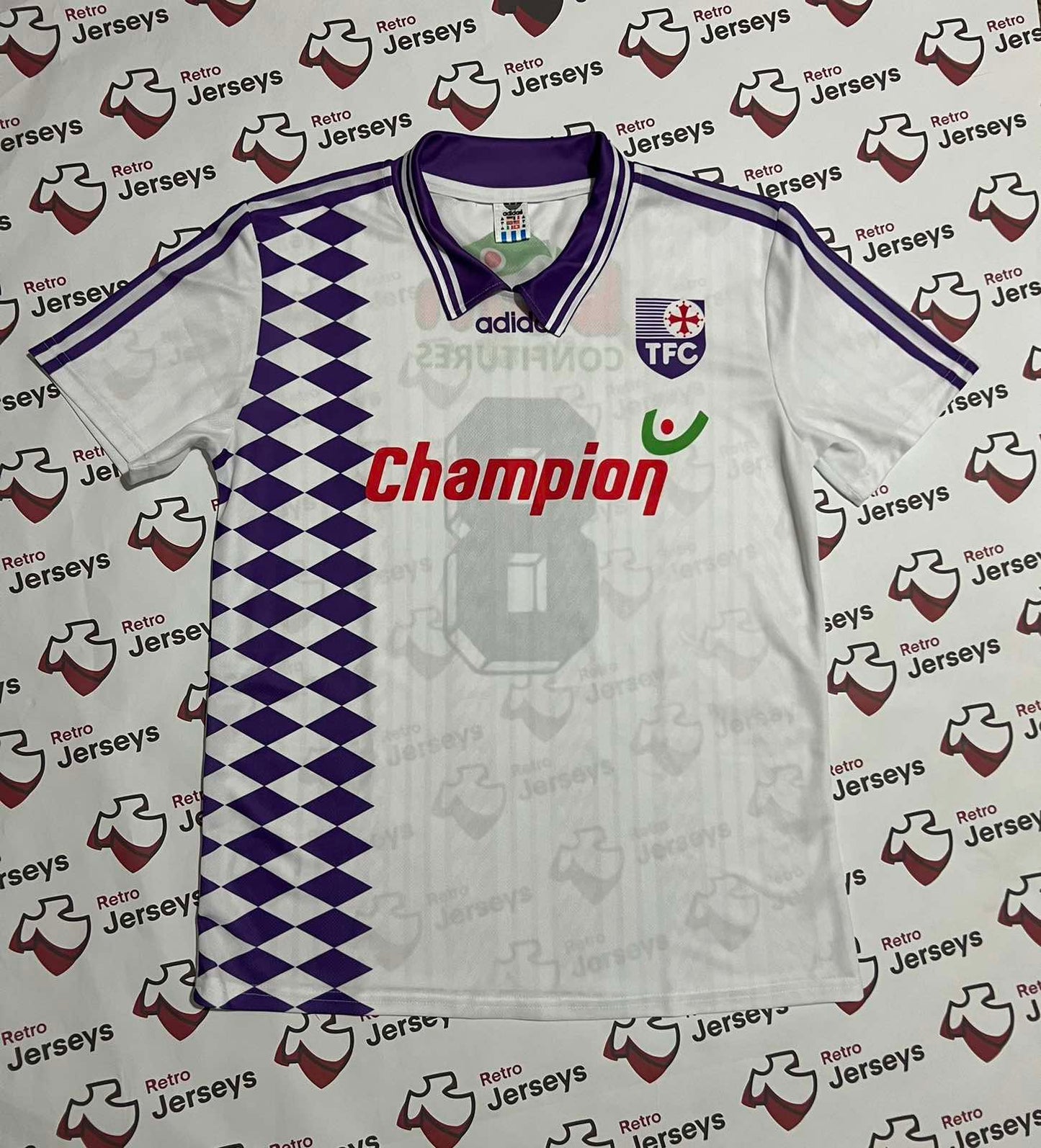 FC Toulouse Shirt 1995-1996 Home - Retro Jerseys, FC Toulouse maillot