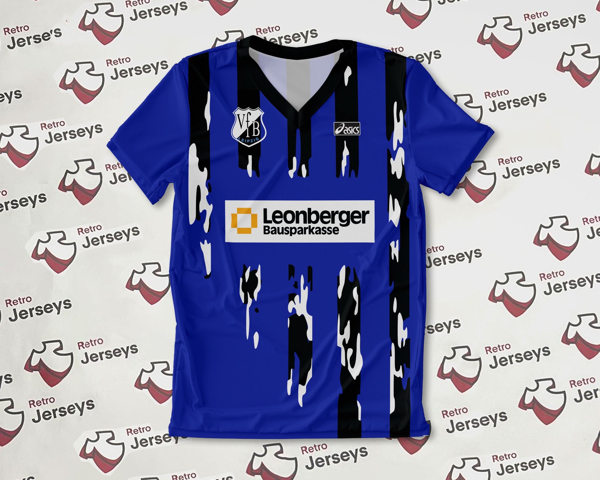 1. FC Lokomotive Leipzig Shirt 1994-1995 Home - Retro Jersey, VFB Liepzig trikot