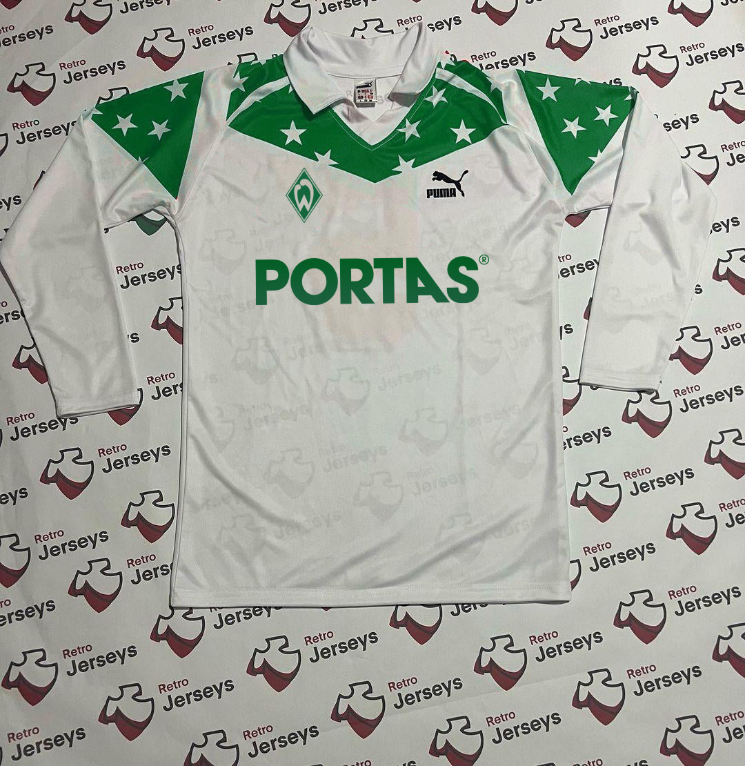 SV Werder Bremen Shirt 1989-1990 Home - Retro Jerseys, Werder Bremen Trikot - Retro Jerseys